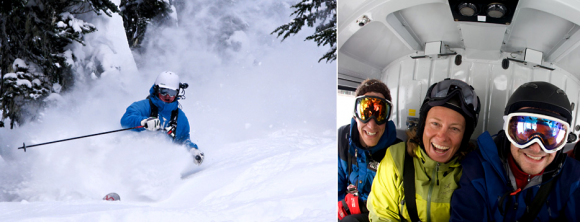 Heli skiing in Canada (creative commons)