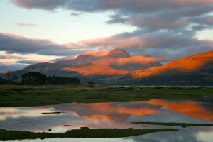 Ben Nevis Sunset by Jim Grant (Creative Commons)