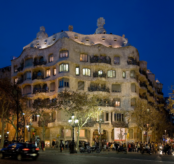 Casa Mila, Barcelona (creative commons)